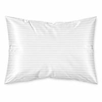 Наволочка 45×68 см мікрофібра Страйп біла Love You