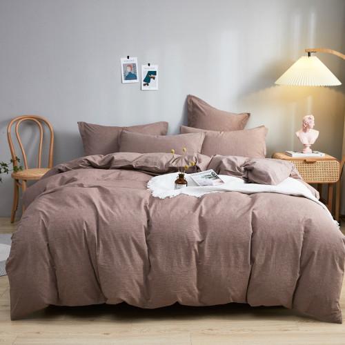 Постільна білизна Love You (сімейна) Варена бавовна Мокко