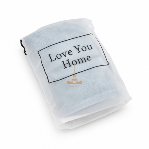 Рушник махровий однотонний тауп LoveYouHome
