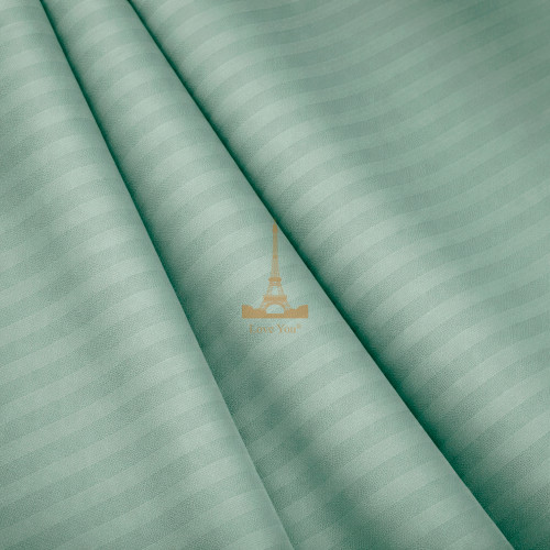 Постільна білизна LoveYouHome мікрофібра страйп Євро м'ята