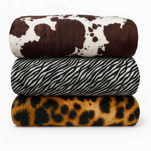 Плед флісовий Sherpa Зебра двосторонній Love You