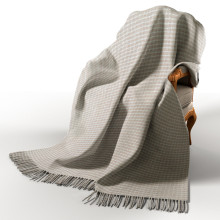 Плед вовняний П VELIA біл-беж Love You