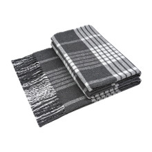 Плед бавовняний HORACE сірий Love You