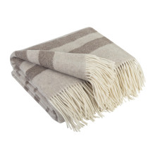 Плед Кашеміровий смужка беж-кор Love You