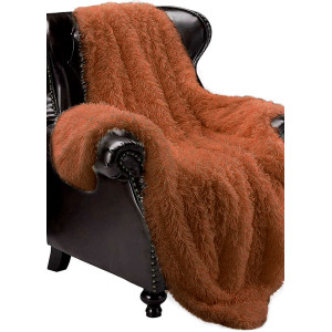 Плед Травка 160х210 коричневий HomeBrand