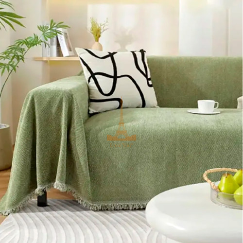 Накидка-покривало на диван 180х220 Оливкова MP13 Love You