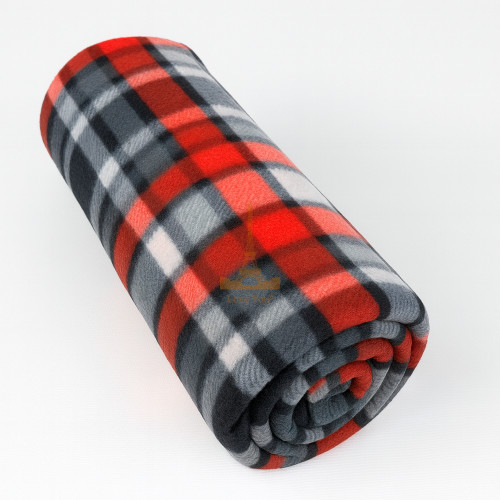 Набір із двох легких флісових пледів Шотландський затишок Love You