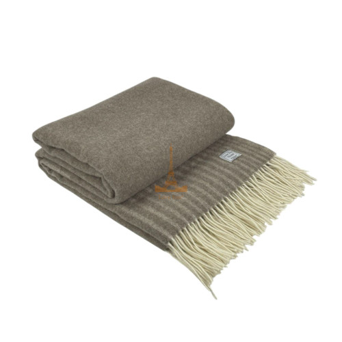 Плед Кашеміровий Дюна бежевій Love You