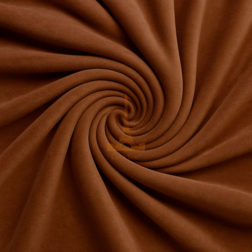 Чохол на диван 2-місний Велюр коричневий Love You