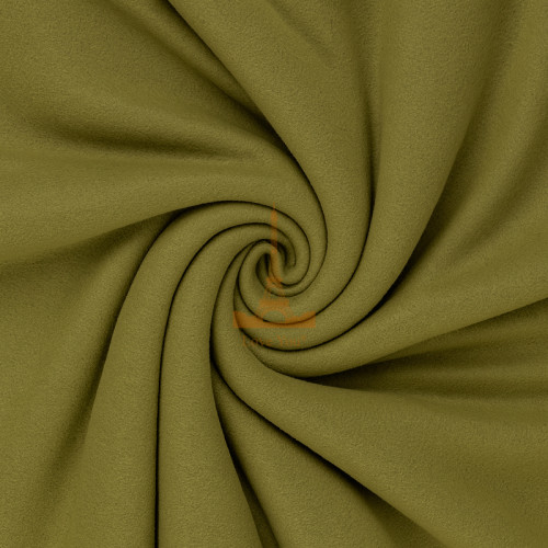 Плед легкий флісовий однотонний оливковий (хакі) 150x200 см Love You