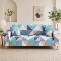 Чохол на диван тримісний трикотажний 032 Love You