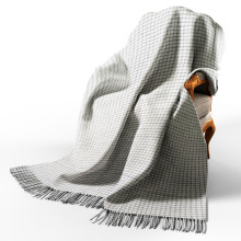 Плед вовняний П VELIA біл-дим Love You