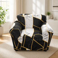 Чохол на крісло універсальний трикотажний 017 Love You