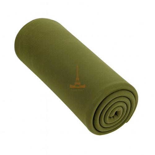 Плед легкий флісовий однотонний оливковий (хакі) 150x200 см Love You