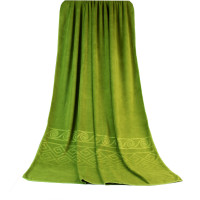 Полотенце для сауны микрофибра Koloco 90х150 см зеленое HomeBrand