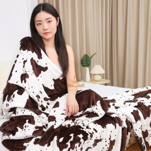 Плед флісовий Корівка Love You