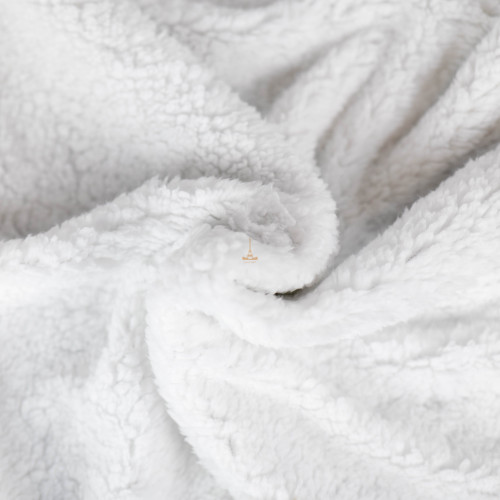 Плед флісовий Sherpa Зебра двосторонній Love You