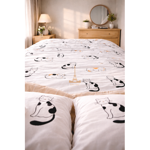 Постільна білизна Love You Ранфорс Веселі котики