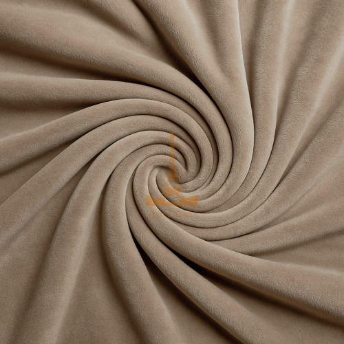 Чохол на диван кутовий велюр капучино Love You