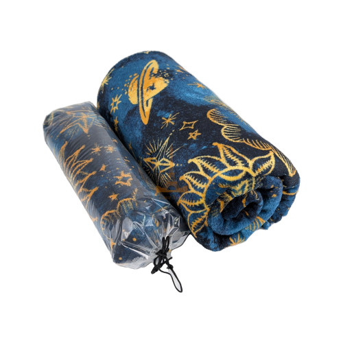 Набір із двох пледів фліс Зоряна ніч 150x200 см Love You