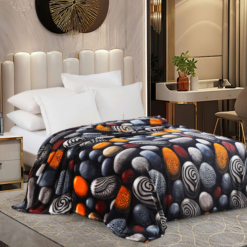 Набір із двох пледів фліс Магічні камені 150x200 см Love You