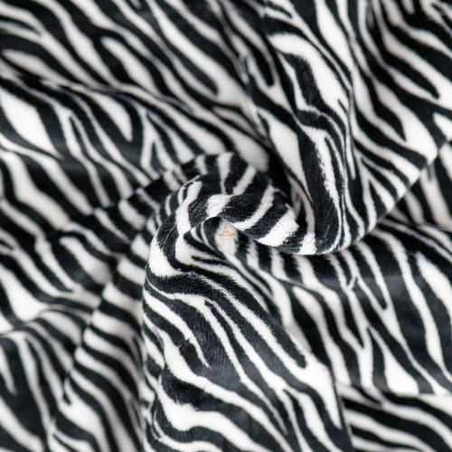 Плед флісовий Sherpa Зебра двосторонній Love You