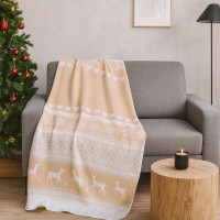 Плед легкий флісовий Північна казка 150x200 см Love You