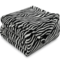 Плед флісовий Зебра Love You