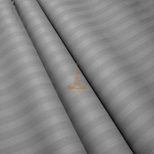 Постільна білизна LoveYouHome мікрофібра страйп Євро сіра