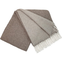 Плед Кашеміровий 2 кольори білий-бежевій Love You