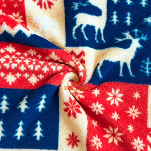 Плед фліс Нордична мозаїка 150x200 см Love You