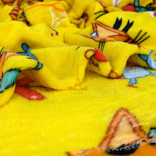 Набір із двох пледів фліс Веселі лисенята 150x200 см Love You