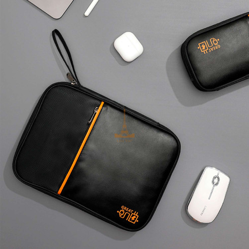 Органайзер для дротів і планшета до 11'' Сірий LoveYouHome 28х20х3 см