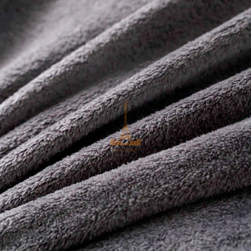 Уцінка!!! Плед фліс однотонний графіт 200х220 см Love You