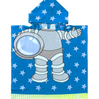 Дитячий банний рушник з капюшоном Космонавт HomeBrand