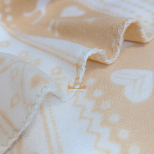 Набір із двох легких флісових пледів Північна казка 150x200 см Love You