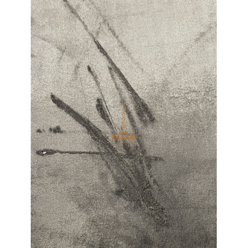 Уцінка! Плед однотонний темно-сірий Love You