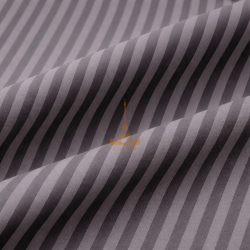 Простирадло на гумці бязь 160х200+25см Смужка Сіра Love You