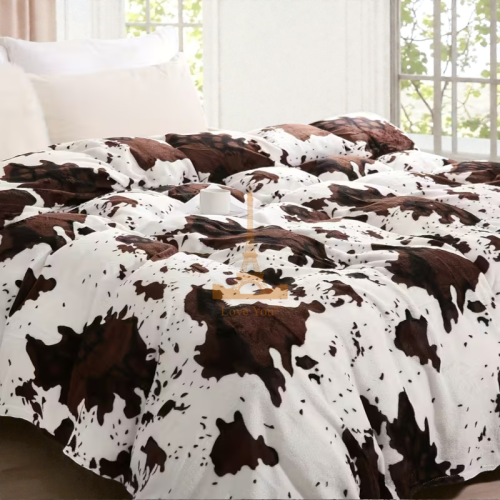 Плед флісовий Корівка Love You