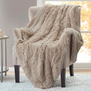 Плед Травка 210х230 какао HomeBrand
