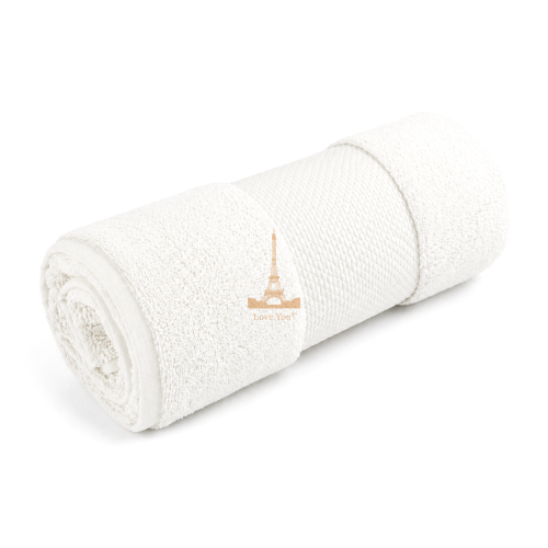 Набір білих махрових рушників LoveYouHome Hotel Collection, 50×80 + 75×150 см
