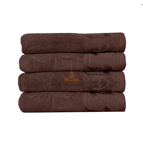 Рушник коричневий HomeBrand 70x140 см