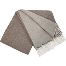 Плед Кашеміровий 2 кольори біло-бежевий Love You