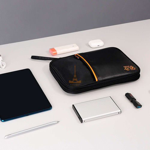 Органайзер для дротів і планшета до 11'' Червоний LoveYouHome 28х20х3 см