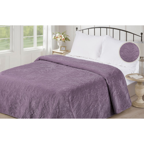 Bedspread plain lilac 39 Love You