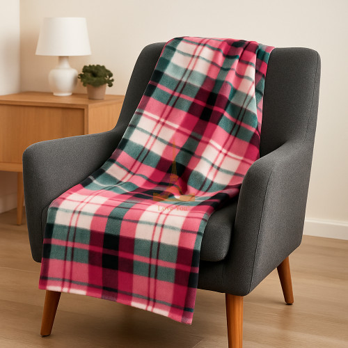 Плед легкий флісовий Тепла класика Love You