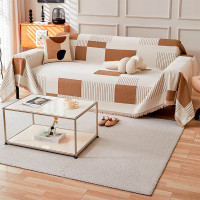 Накидка-покривало на диван 180х220 Бежева двостороння MP08 Love You