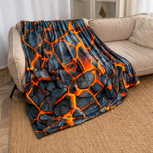 Плед фліс Лава 150x200 см Love You