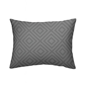 Наволочка 1 шт 50x70 см бязь Ромб сiрий Love You