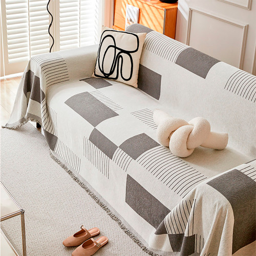 Накидка-покривало на диван 180х220 Сіра двостороння MP09 Love You